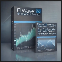 ELWAVE® Elliott Wave Software  7.6 (Enjoy Free BONUS Drag & Drop Volume Profile Forex Indicator)